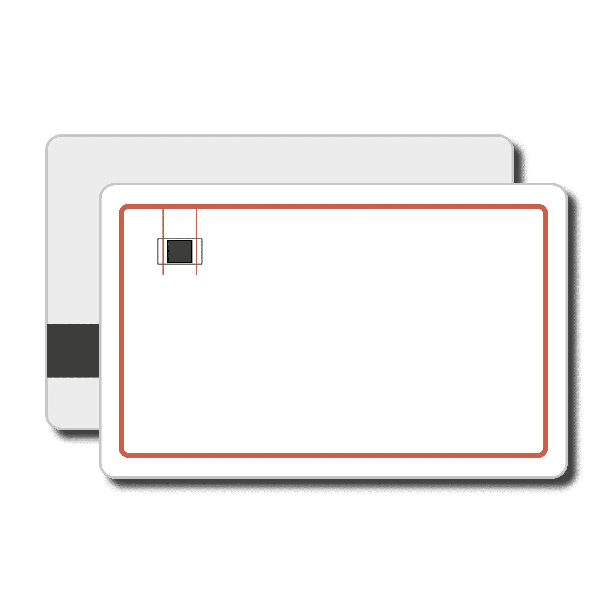 13.56 MHz + LoCo 600 RFID Hybrid Dual Blank Card, Premium